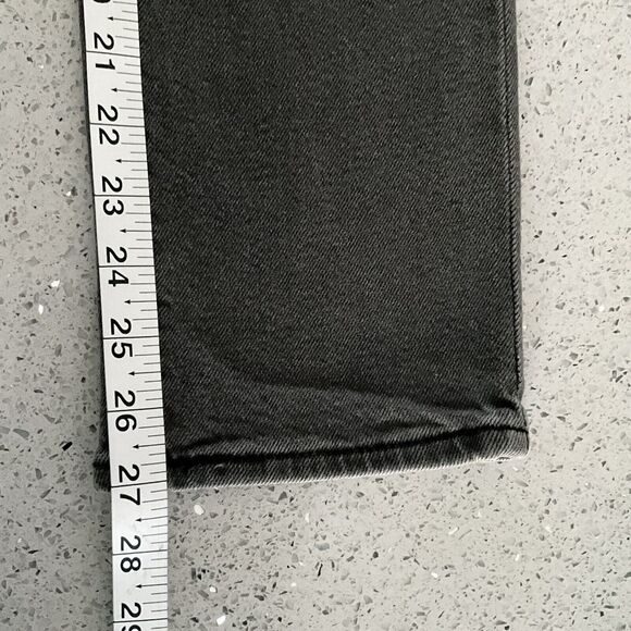 Levi’s Jeans Charcoal Button Fly High Rise Wedgie Straight 24 - Picture 7 of 12